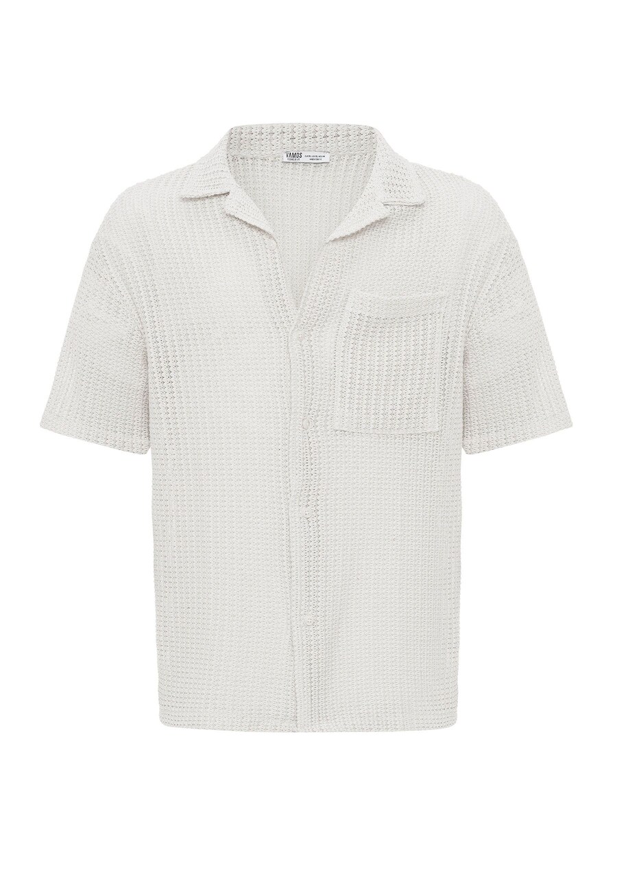 

Рубашка на пуговицах Comfort fit VAMOS CLO, белый