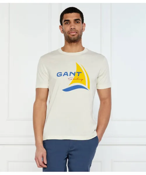 

Футболка Regular fit Gant, белый