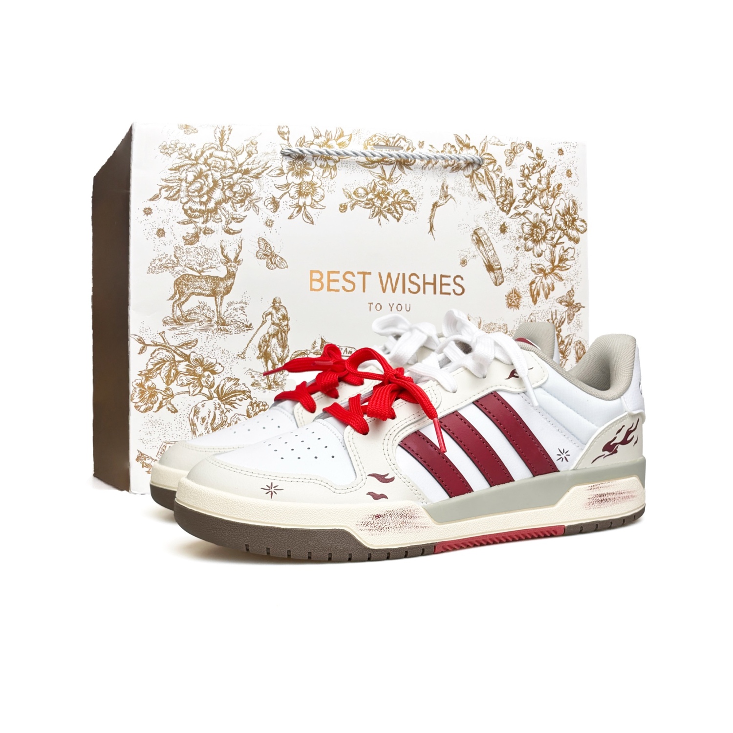 

Adidas Neo Entrap Vassell Увеличение роста Износостойкие Противоскользящие Низкие Кроссовки для скейтбординга Unisex Красный Белый