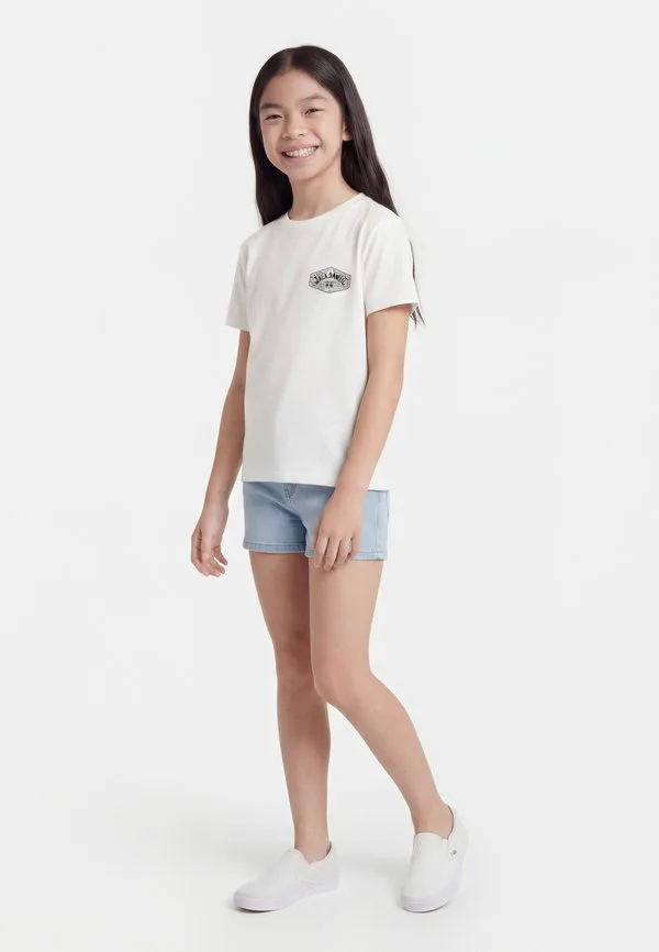 Футболка унисекс с принтом «живописная арка» Billabong, White