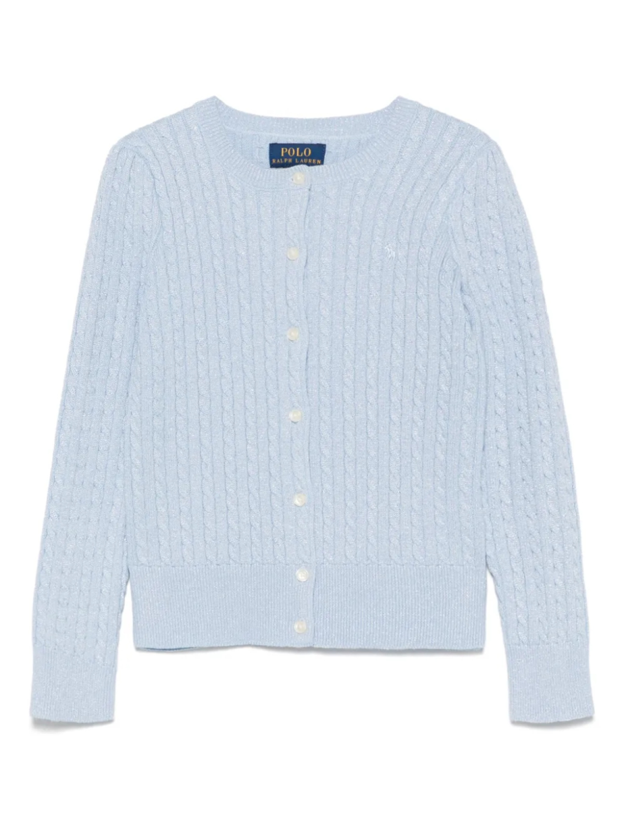 

POLO RALPH LAUREN KIDS Кардиган с вышивкой Polo Pony, синий