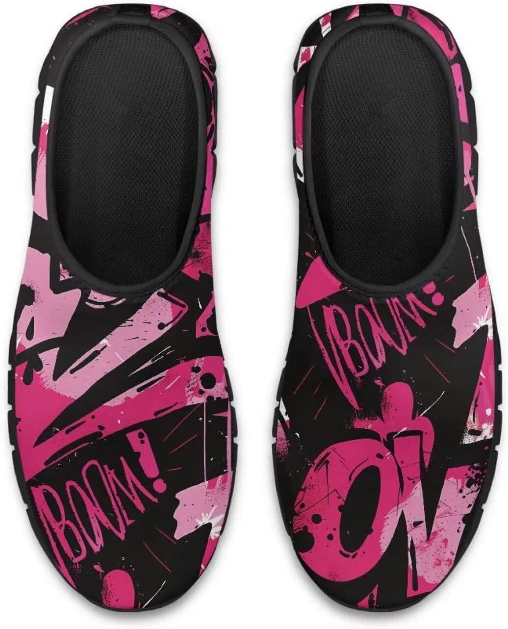 Кроссовки для ходьбы мужские Slip-On Boom Graffiti Doojoayie — фото 3