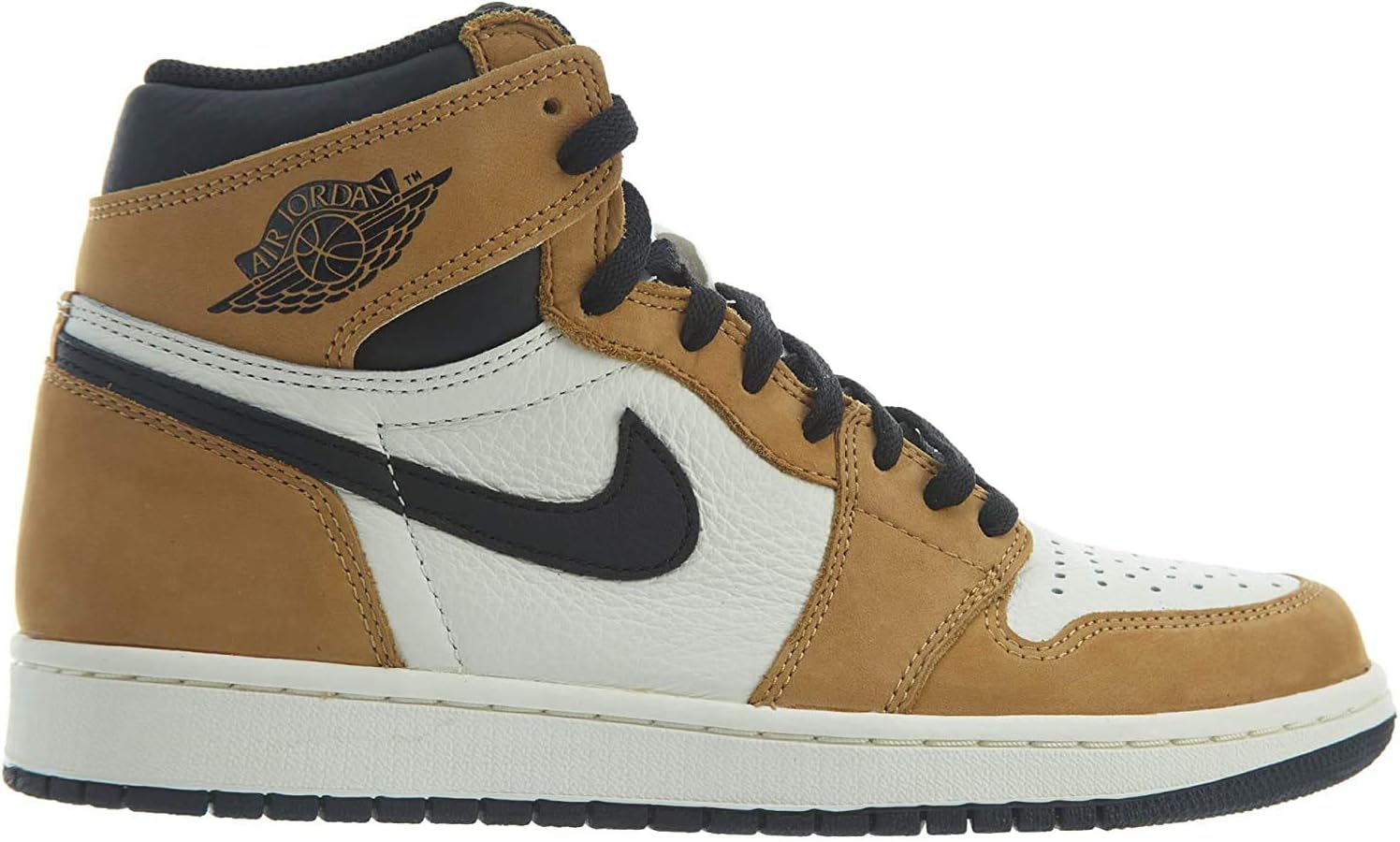 

Мужские кроссовки Nike Air Jordan 1 Retro High OG, Multicolour Golden Harvest Black Sail 700