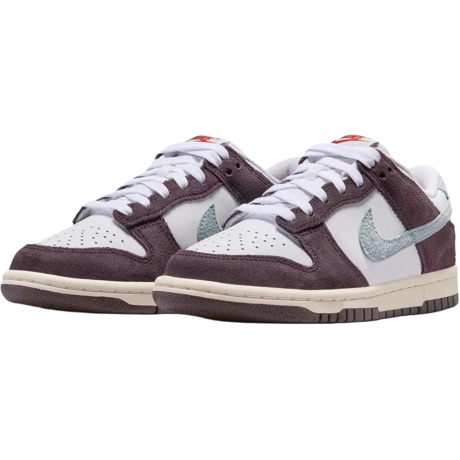 Nike Кроссовки Dunk Low Skateboard для детей в коричнево-красном цвете — фото 4