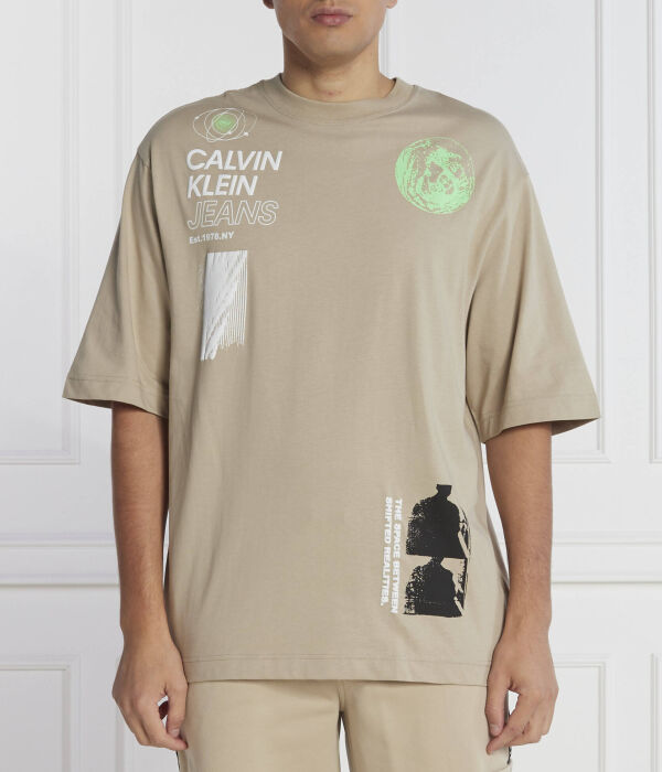 

Футболки Regular fit Calvin Klein Jeans, желтый