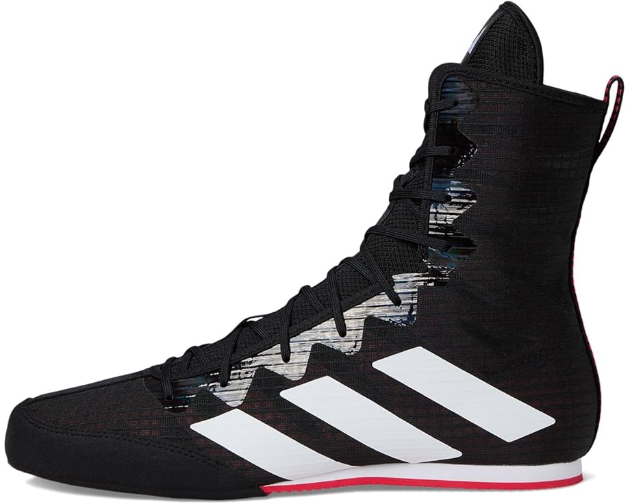 Кроссовки adidas Box Hog 4, цвет Black/White/Pure Ruby — фото 4