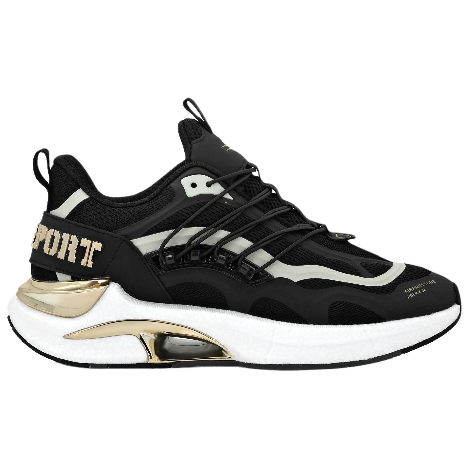 PLEIN SPORT Кроссовки Runner PRESSURE Low top Casual Shoes Unisex Black — фото 3