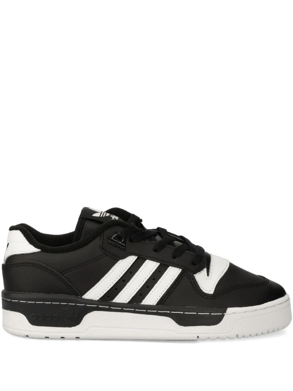Кроссовки Rivalry с тремя полосками и низким верхом adidas, черный