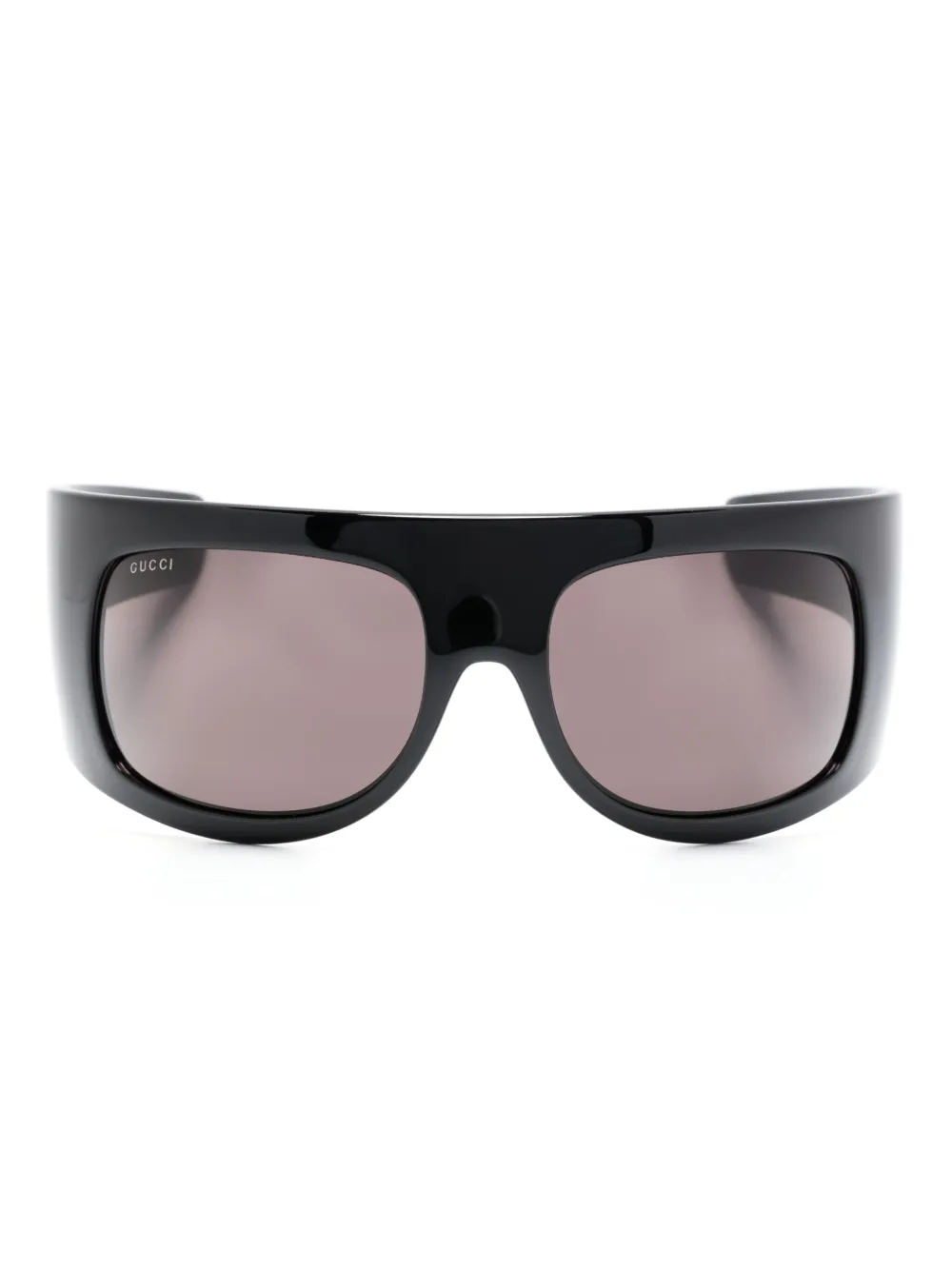 

Солнцезащитные очки-маска Gucci Eyewear, черный