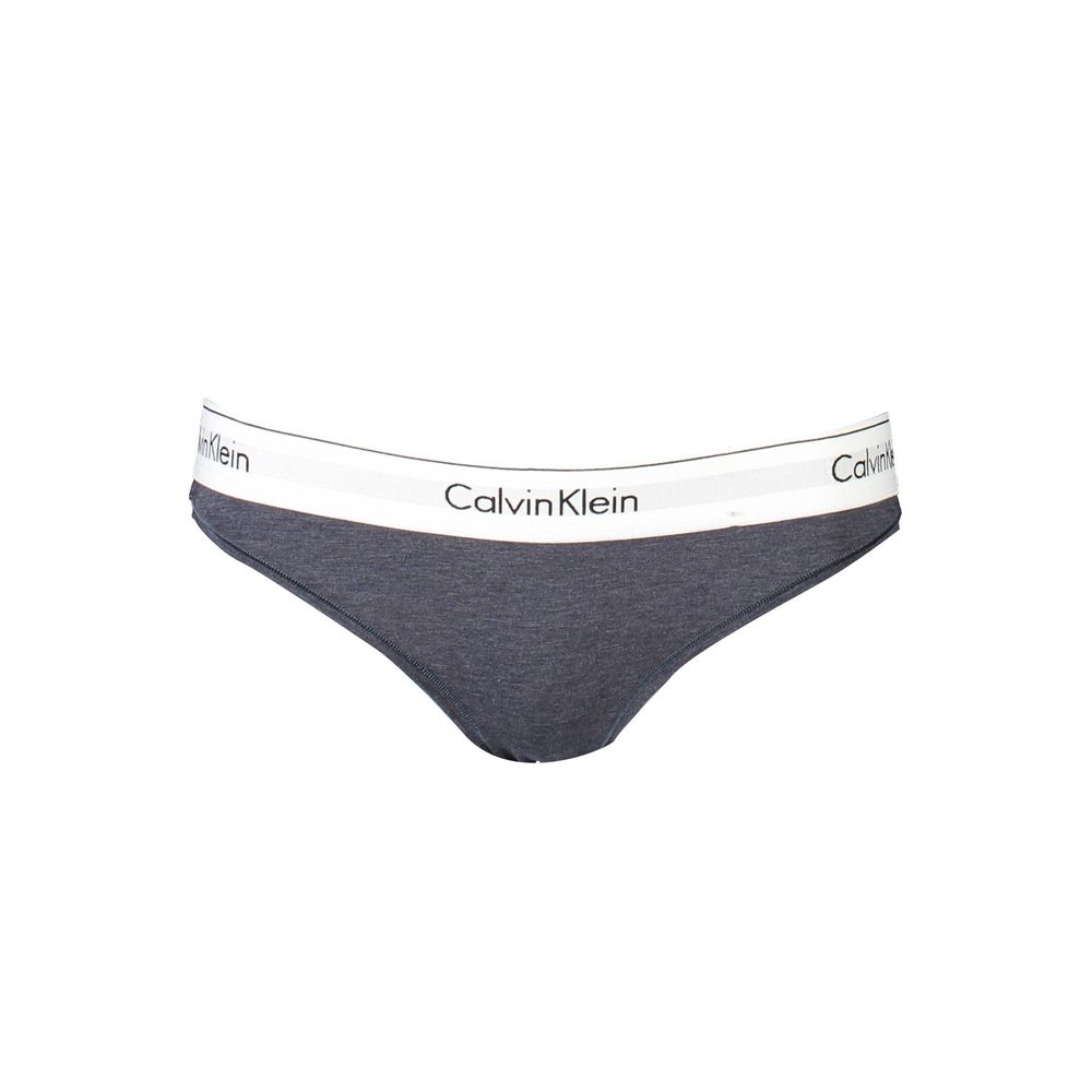 

Синие хлопковые женские трусы Calvin Klein