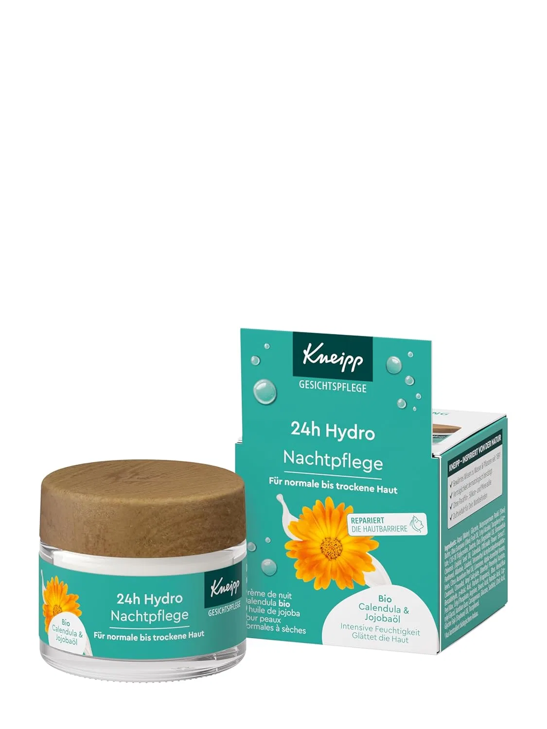 Крем для лица Kneipp — Ночной гидрокрем для лица 24 часа от