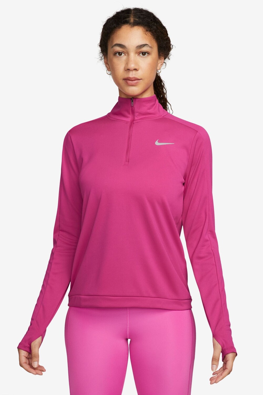 

Dri-FIT Pacer с молнией 1/4 Nike, розовый