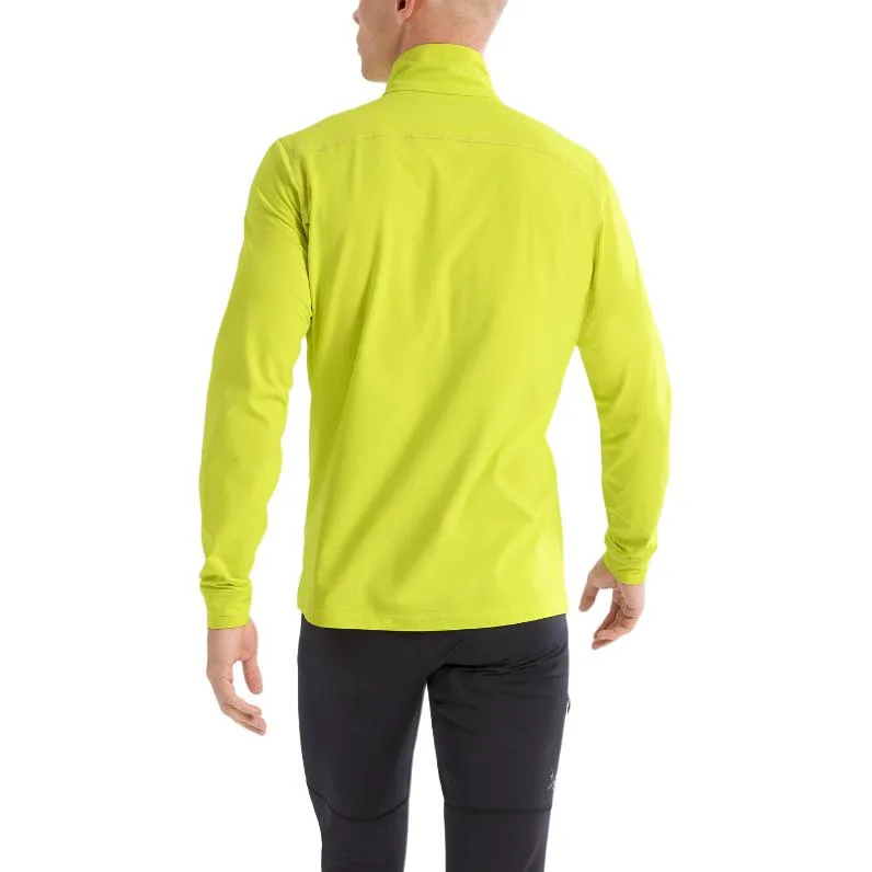Толстовка RHO LT Zip Neck мужская Arcteryx, Black Sapphire/Black Sapphire — фото 4