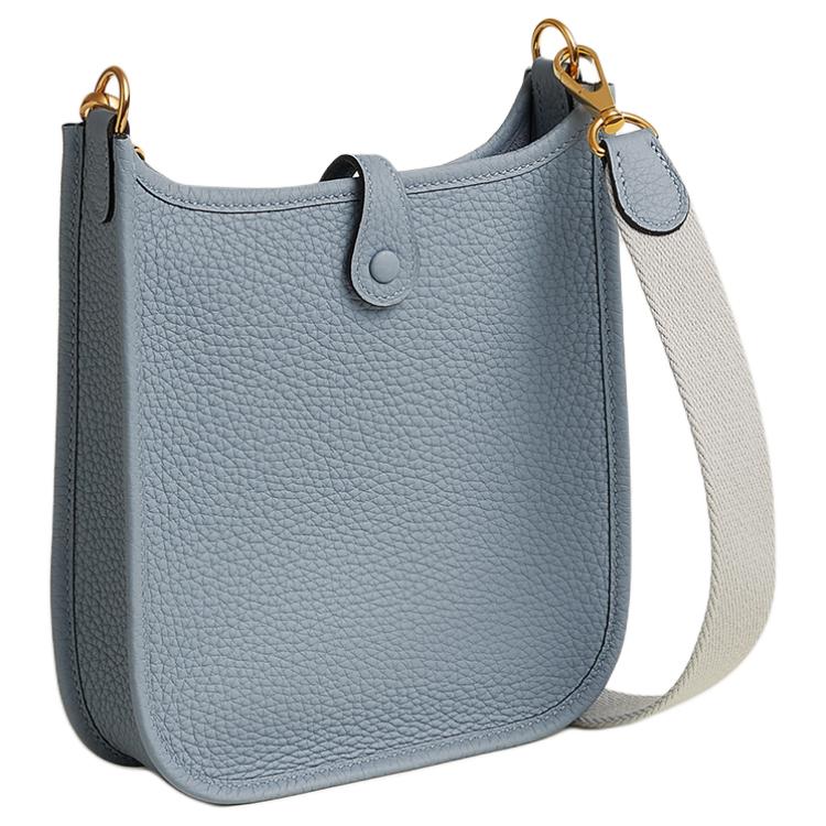 HERMES Кожаная сумка кроссбоди Evelyne Clemence Bullock — фото 3