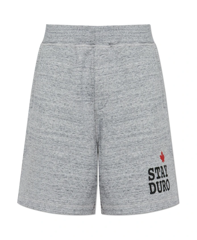 

Хлопковые шорты Dsquared2, серый