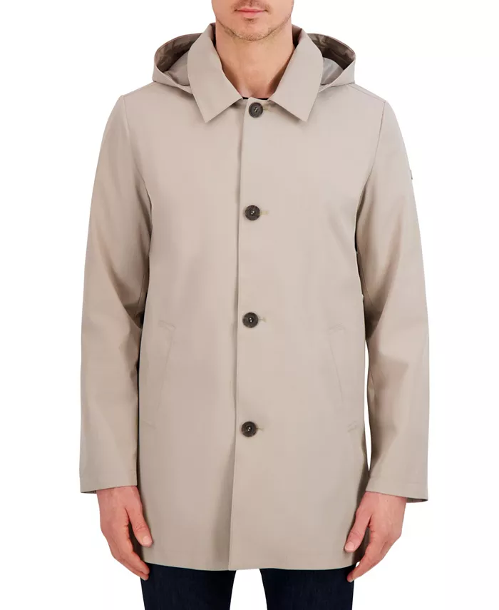 

Мужское дождевое пальто Rain Tek Transitional с отстегивающимся капюшоном Vince Camuto, серый