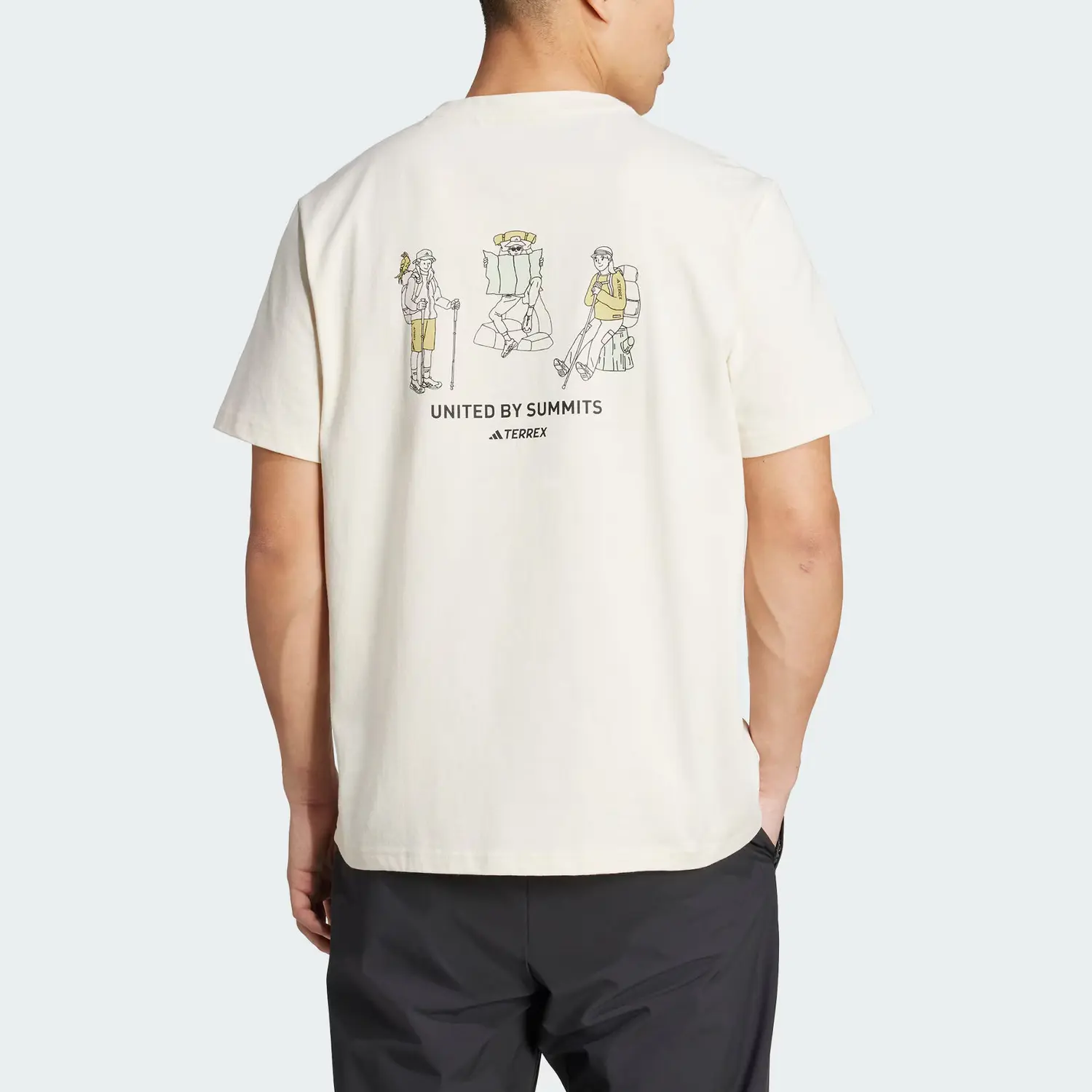 Футболка Terre мужская неокрашенная Adidas, Undyed — фото 3