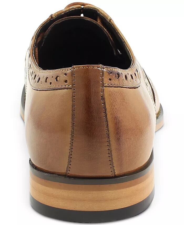 Мужские оксфорды Tinsley Wingtip Stacy Adams, коричневый/бежевый — фото 4