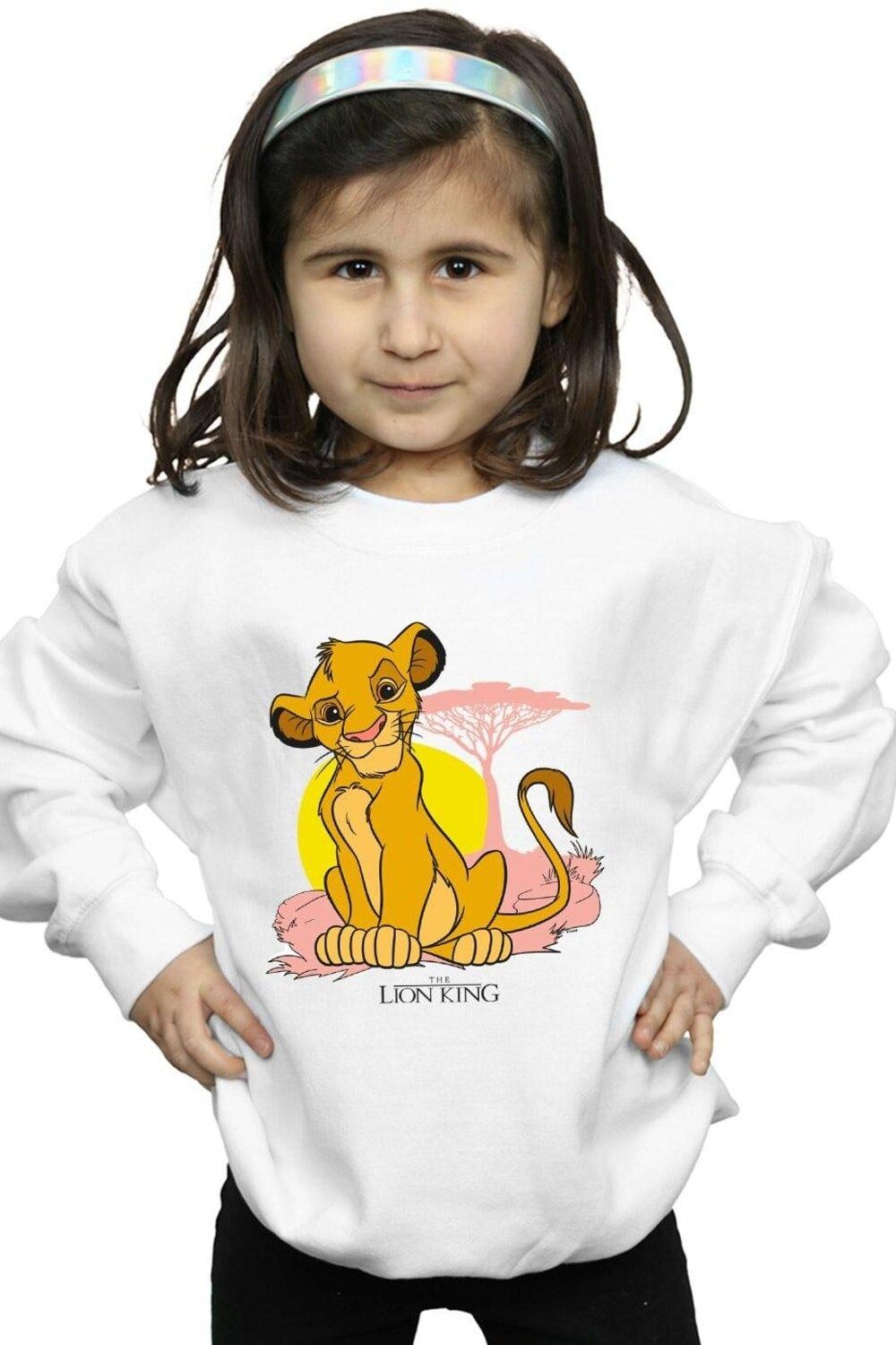 

Толстовка пастельных тонов The Lion King Simba Disney, белый