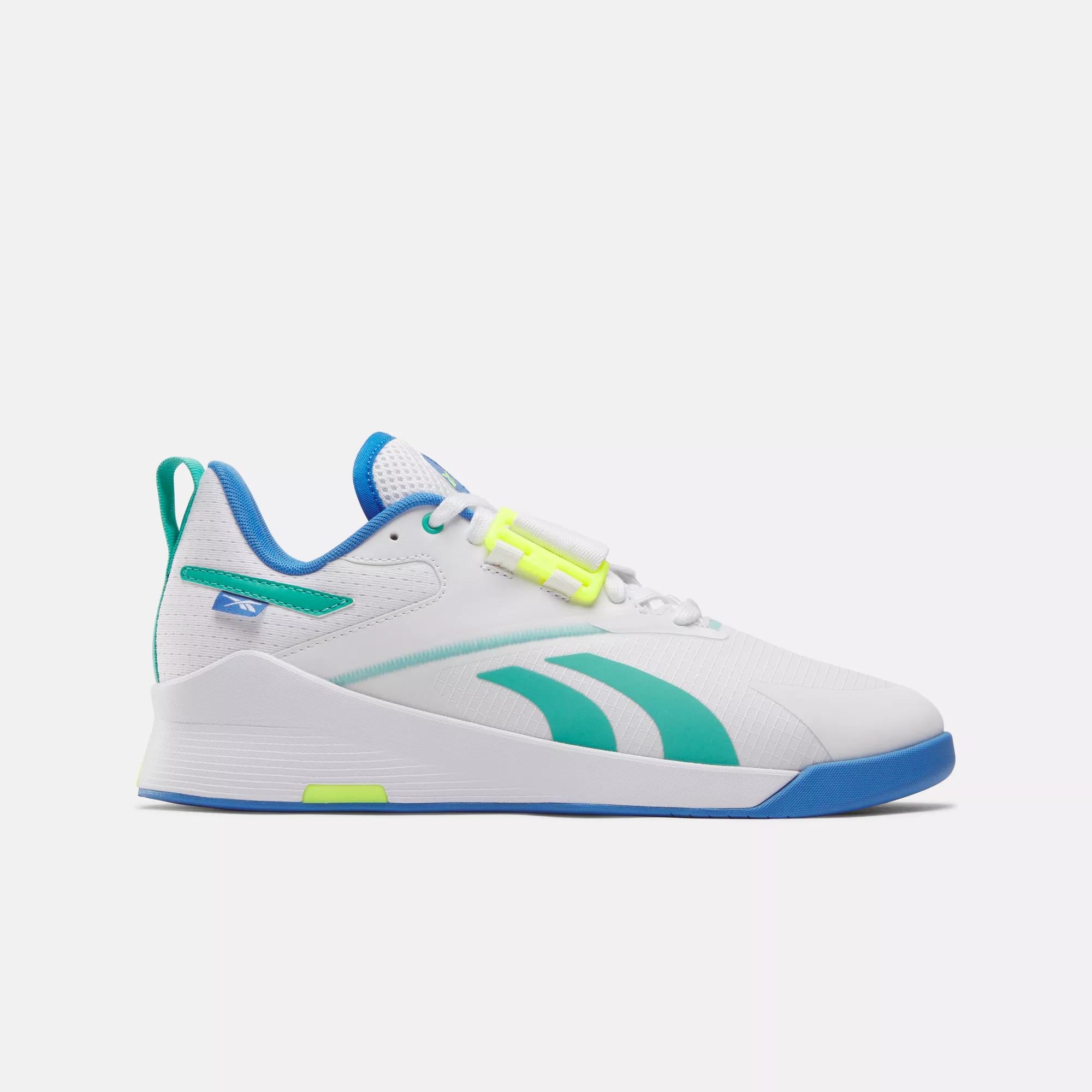

Кроссовки мужские Reebok, белый/ярко-зеленый/лаймовый