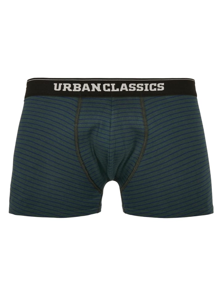 

Трусы боксеры Urban Classics Boxershorts, цвет btlgrn/dkblu+bur/dkblu+wht/blk