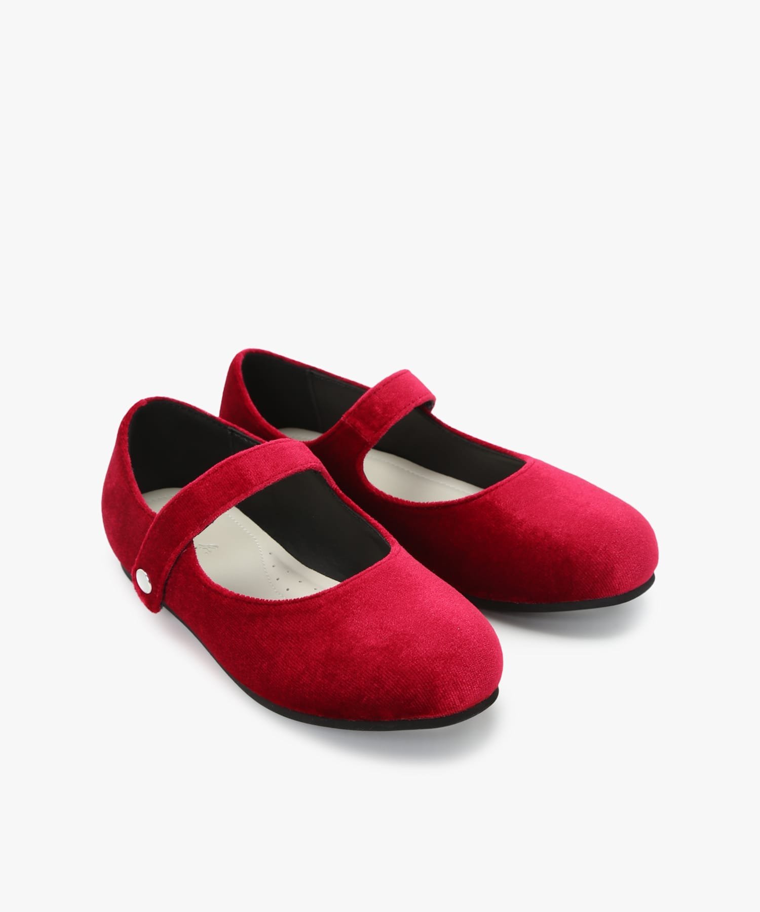 Детские велюровые балетки Agnes B. Enfant, pink