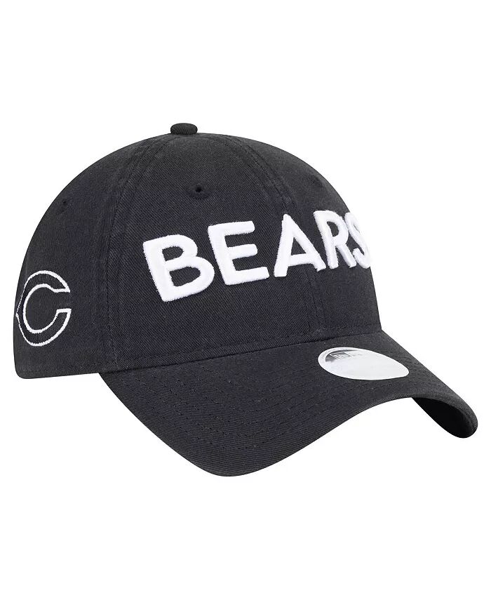 

Женская черная бейсболка Chicago Bears Cece 9TWENTY с регулируемой головкой New Era