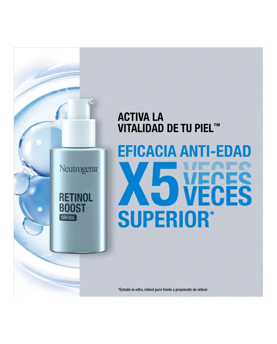 Крем для лица Neutrogena — Антивозрастной увлажняющий и укрепляющий Retinol Boost — фото 2