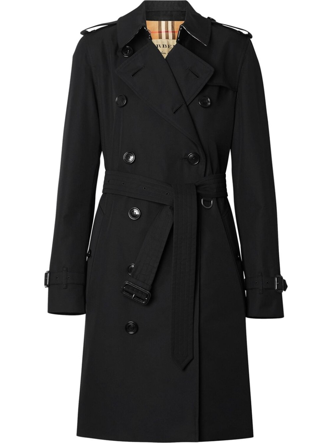 

Burberry тренч Kensington, черный