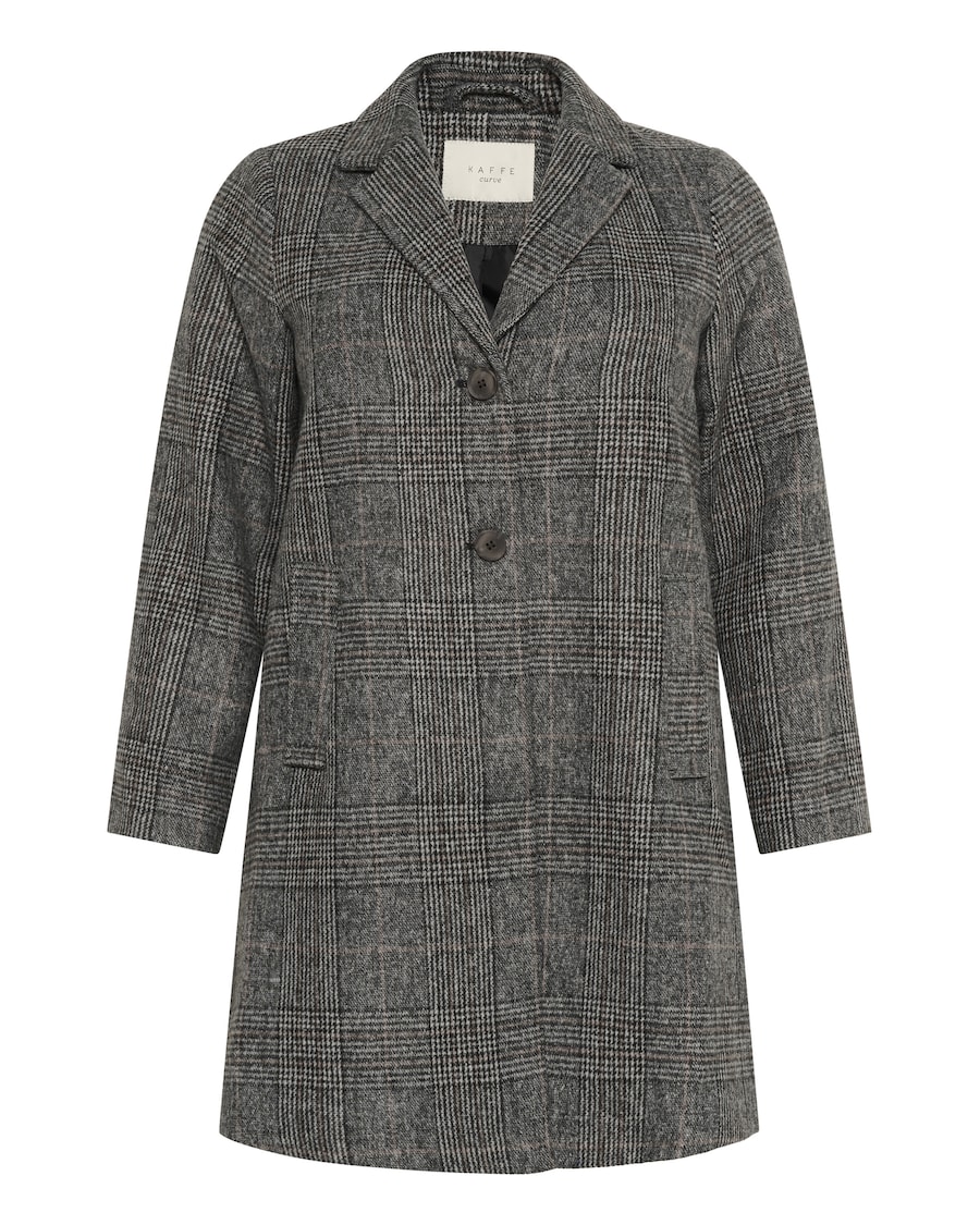 

Куртка межсезонная KAFFE CURVE KCvianna, серый