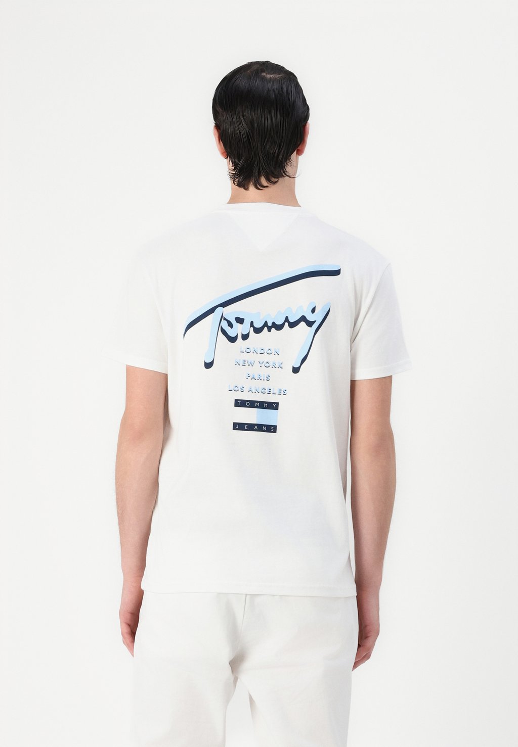 

Футболка с принтом SIGNATURE CITY TEE UNISEX Tommy Jeans, кремовый