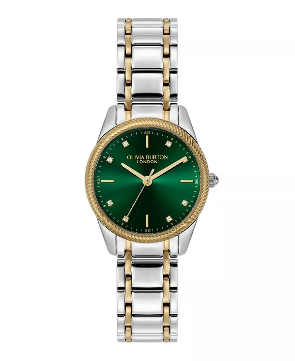 

Женские часы Egerton с двухцветным браслетом из нержавеющей стали, 28 мм Olivia Burton, two-tone