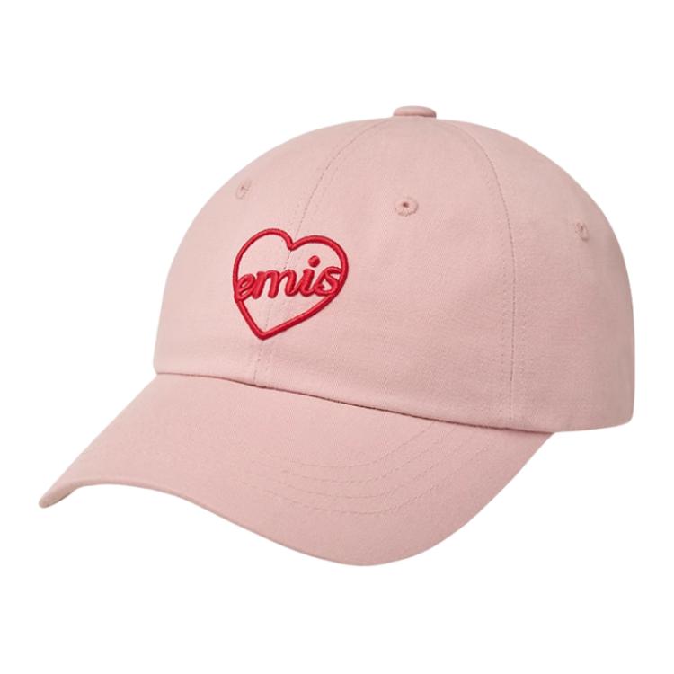 

Emis Хлопковая бейсболка унисекс черная, Pink