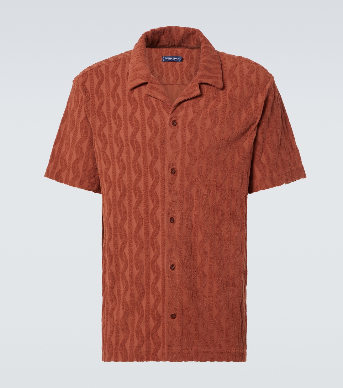 

Рубашка для боулинга Roberto из хлопка Frescobol Carioca, Silk Brown