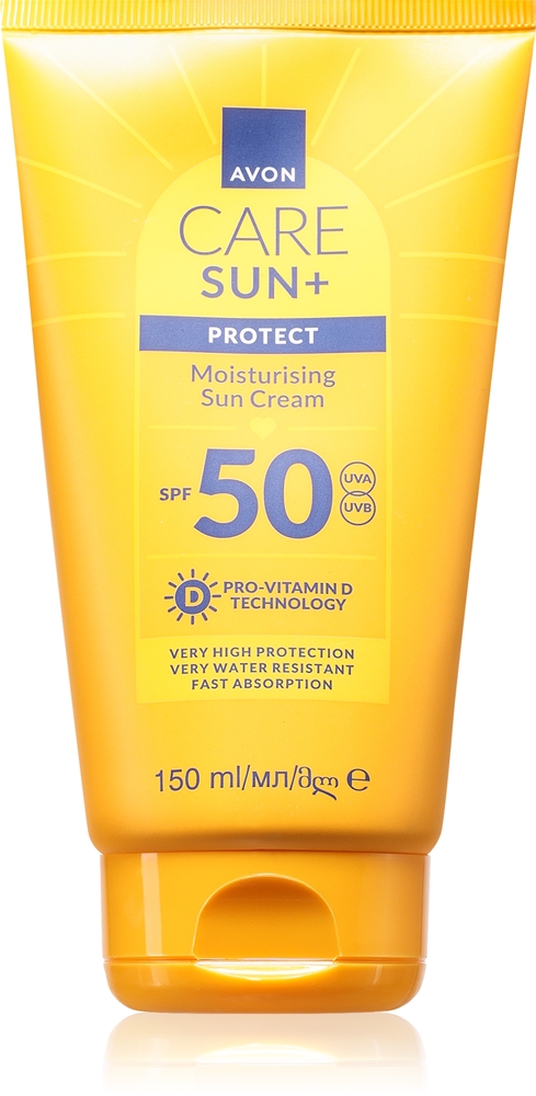 

Увлажняющий солнцезащитный лосьон Care sun + protect spf 50 Avon, 150 мл