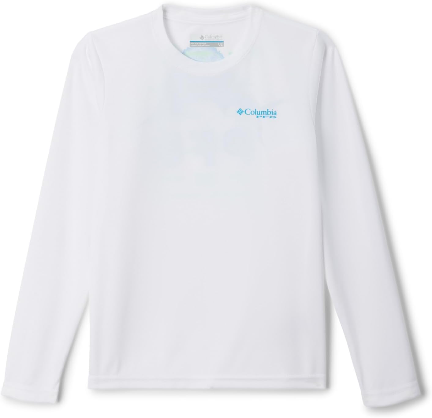 

Футболка Columbia Boys Terminal Tackle PFG Bait Jumper Long Sleeve, White/Pfg Y Bait Jumper Salt, Белый, Футболка Columbia Boys Terminal Tackle PFG Bait Jumper Long Sleeve, White/Pfg Y Bait Jumper Salt