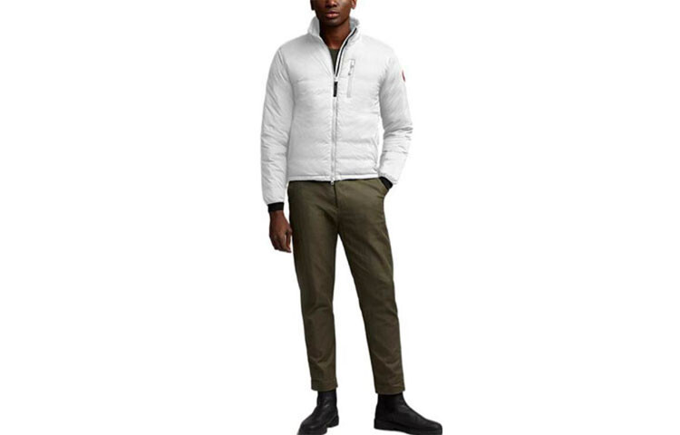 

Пуховик мужской белый Canada Goose