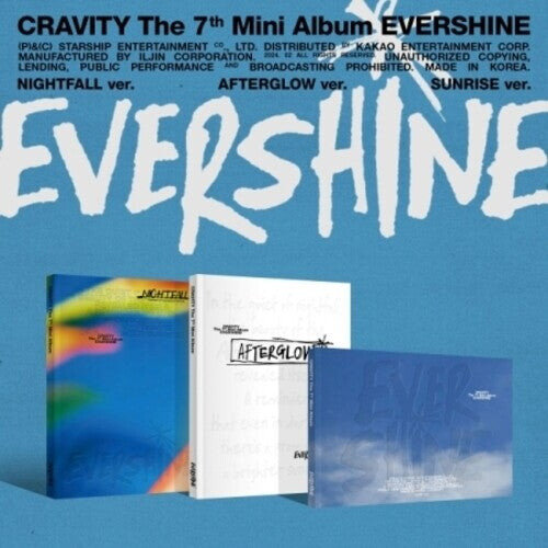 

CD диск Cravity: Evershine - Random Cover - incl. 120pg Photbook, Photocard, Unit Photocard + Postcard