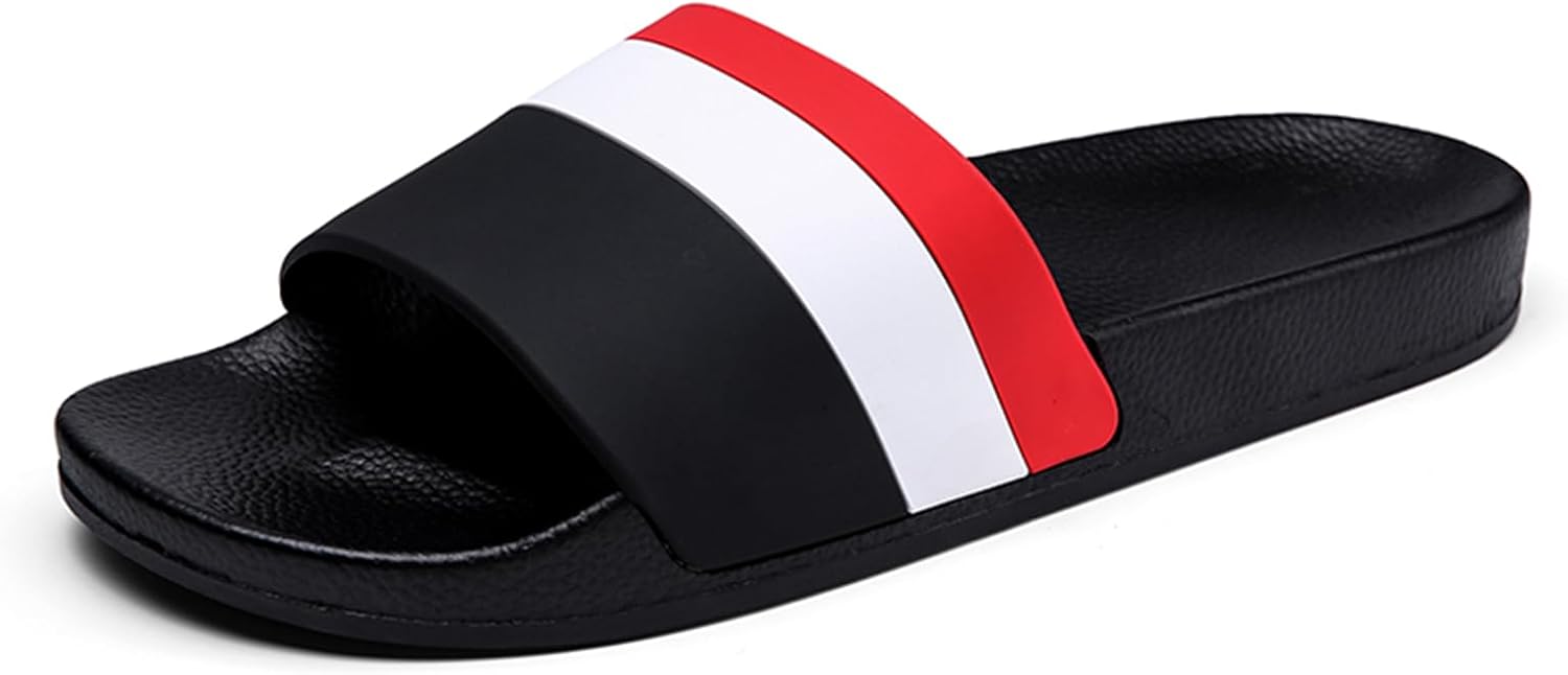 

Мужские сандалии с открытым носком - удобные шлепанцы для душа для дома и улицы Abborora, 2