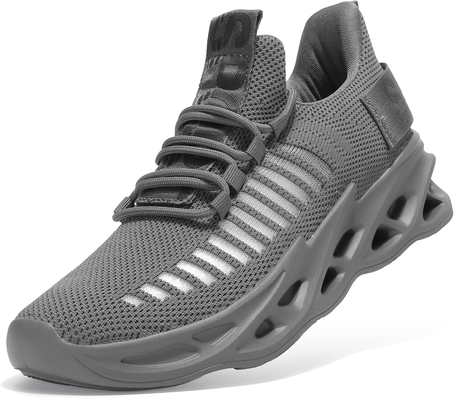 

Мужские слипоны TSIODFO, кроссовки для тенниса и прогулок, серый