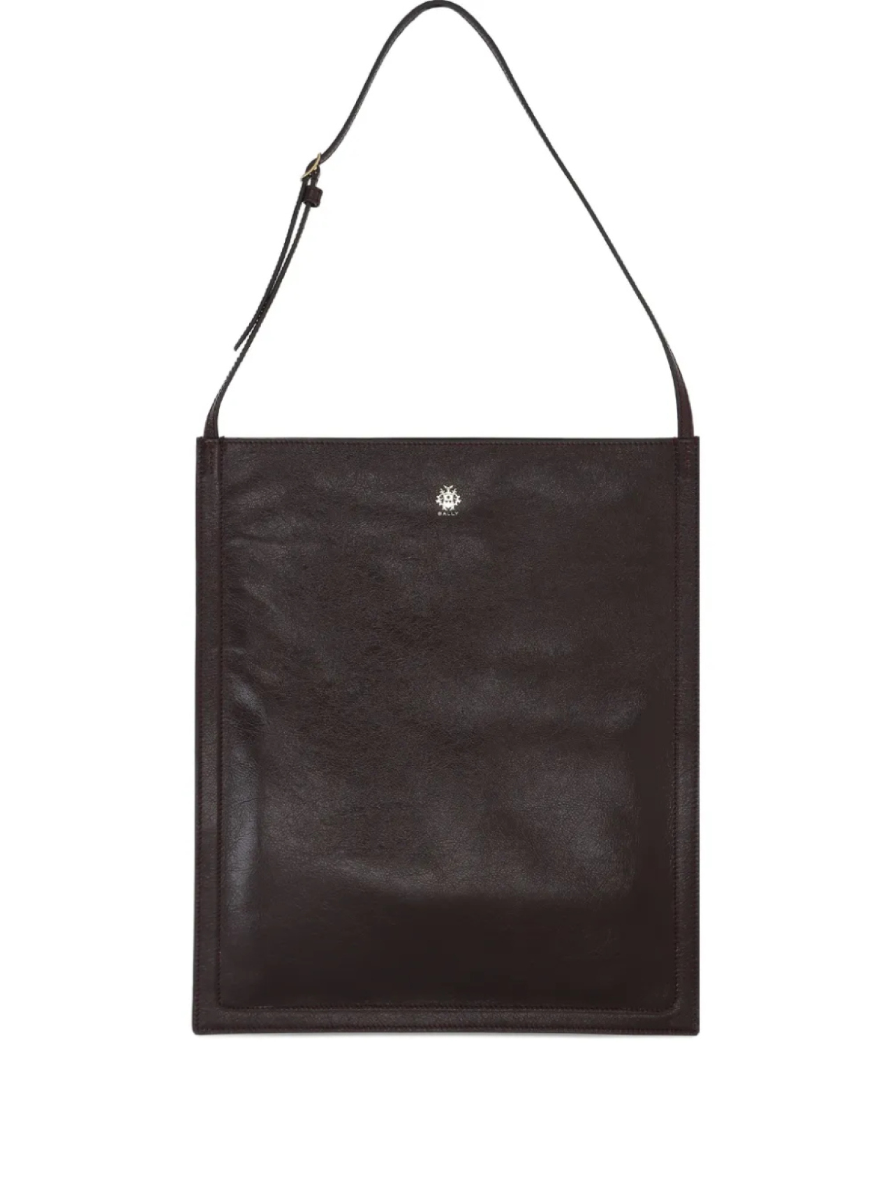 

Кожаная сумка через плечо Bally, коричневый