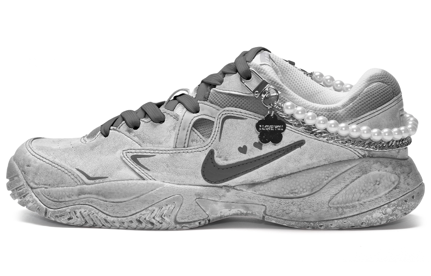 

Теннисные кроссовки Nike Court Lite 2 для женщин, Gray/White