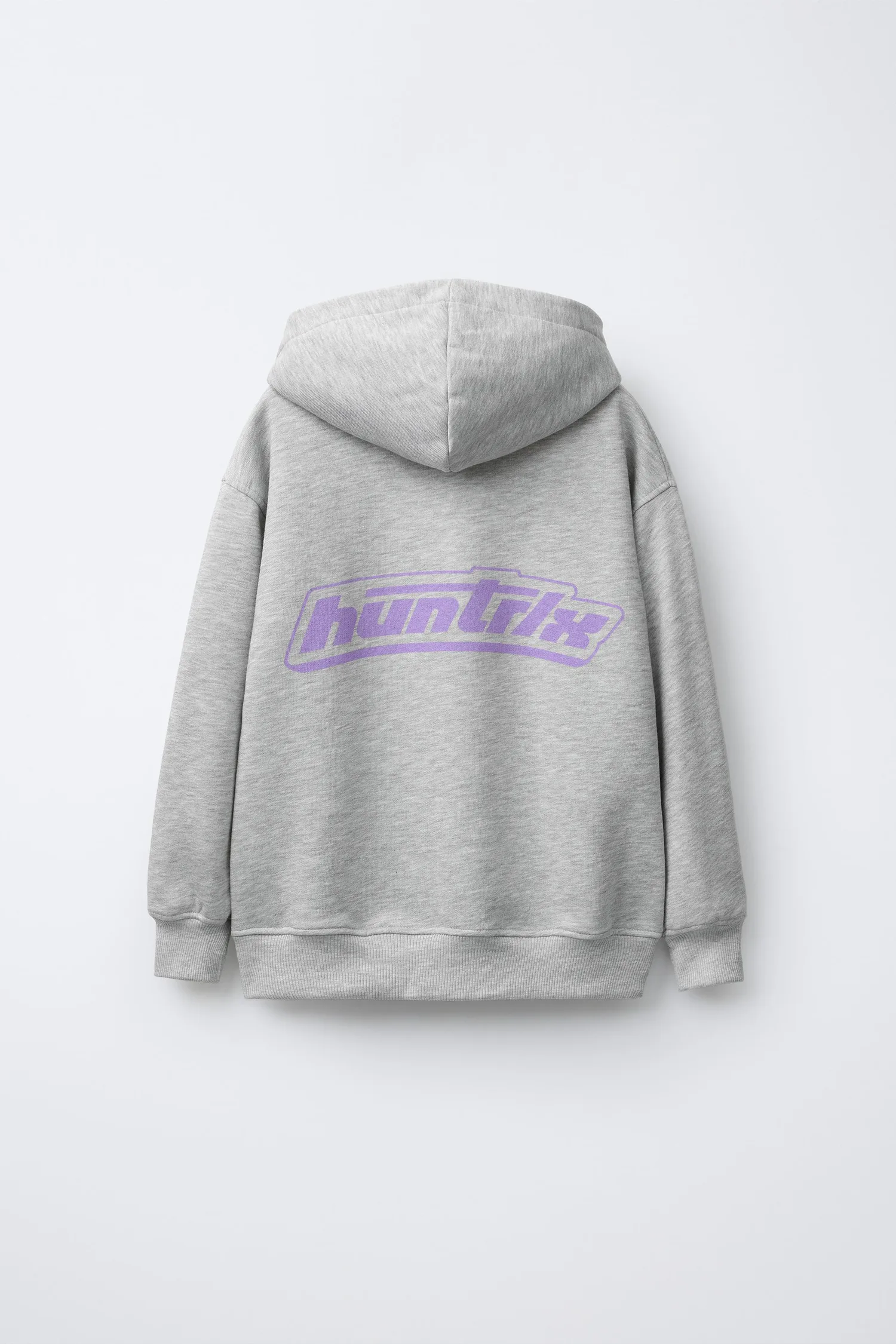 Kpop demon hunters netflix print hoodie Zara, серый — фото 2