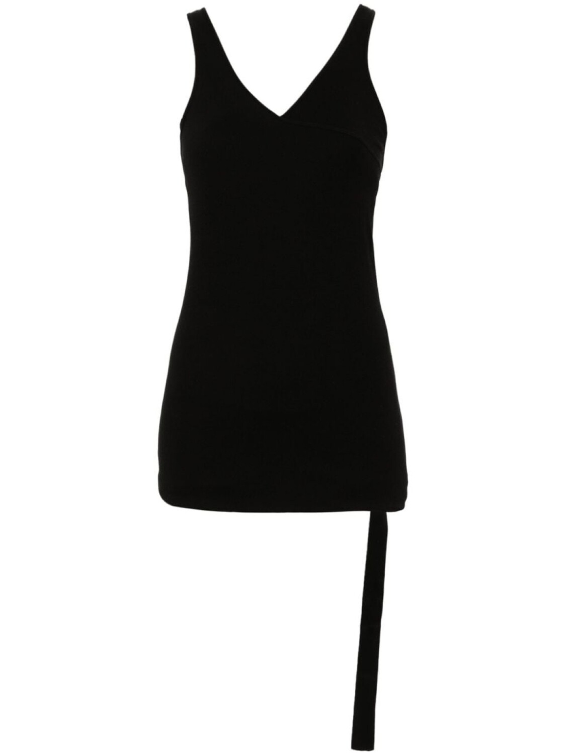 

Rick Owens DRKSHDW топ Double Ziggy Bananatank, черный