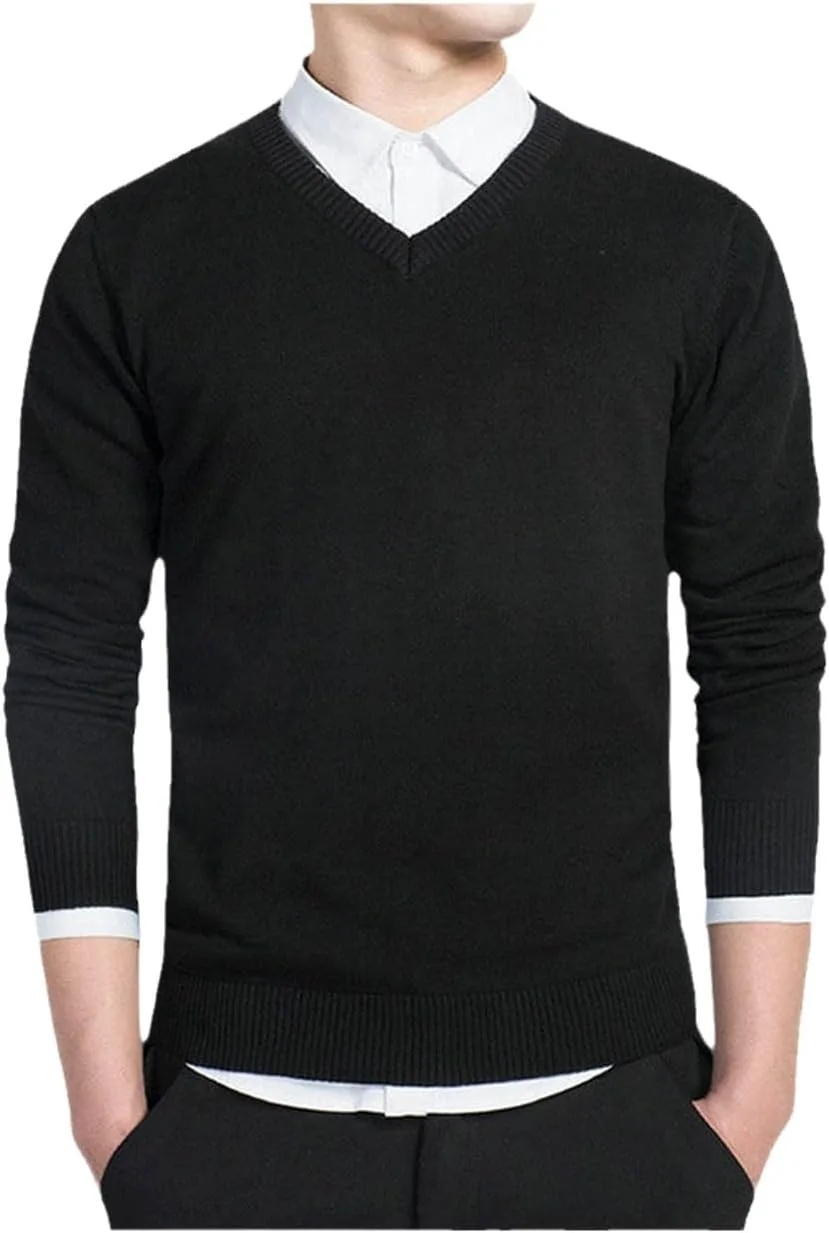 

Осенний V-образный свитер для мужчин