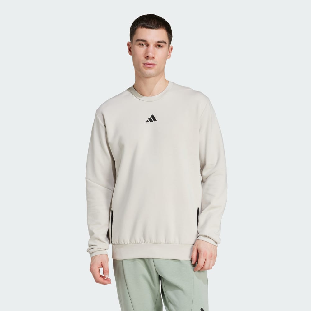 

Спортивная толстовка Adidas Designed for Training Crew Sweatshirt, бежевый