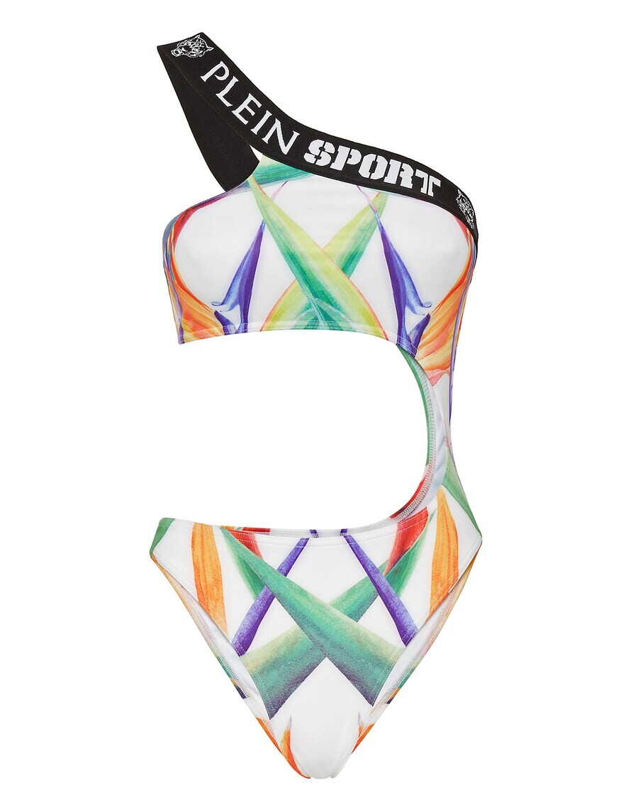 

Купальник на косточках Plein Sport Swimsuit, белый