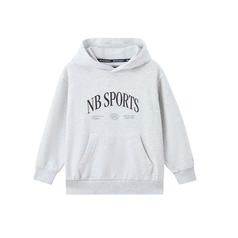 

New Balance Свитшот светло-серый для детей 3-7 лет