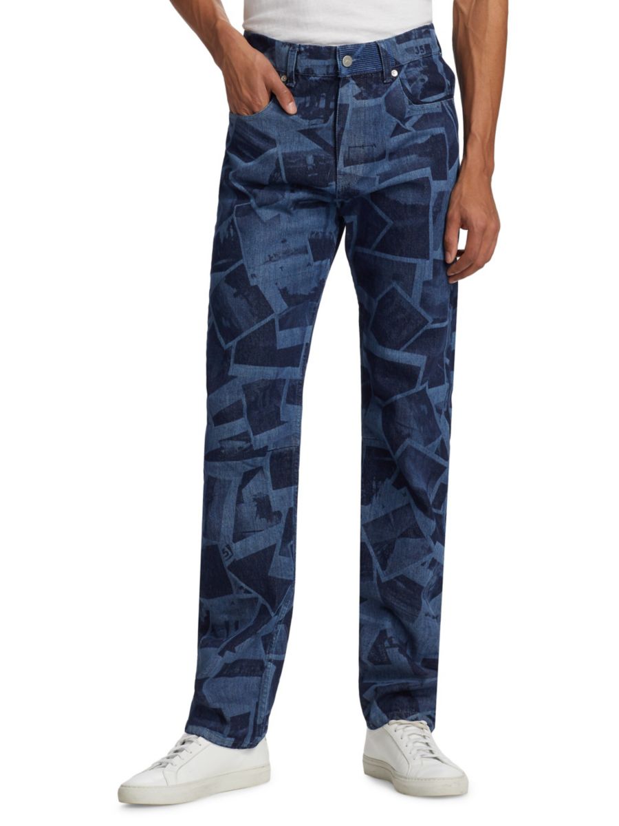 

Джинсы Collage Slim-Fit RTA, цвет Indigo Photo Collage