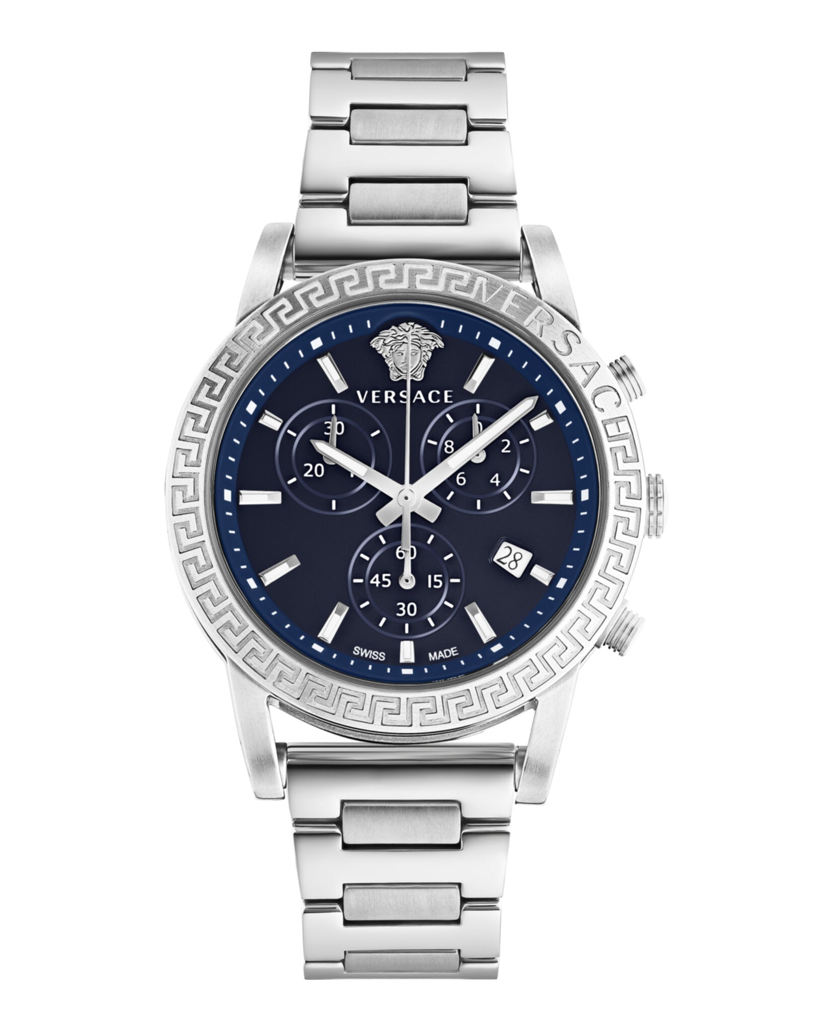 

Часы Sport Tech Versace, цвет silver/stainless steel/blue